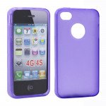 Wholesale iPhone 4S 4 TPU Gel Case (Purple)